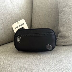 Steve Madden Black Belt Bag Crossbody